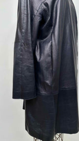 Giorgio Armani Leather Coat