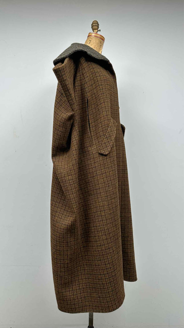 LOEWE Tweed Oversized Check Cape