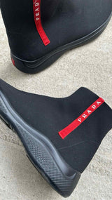 Prada Sport Logo Trainer Boots