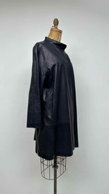 Giorgio Armani Leather Coat