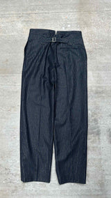 Chanel Pinstripe Wide Pants