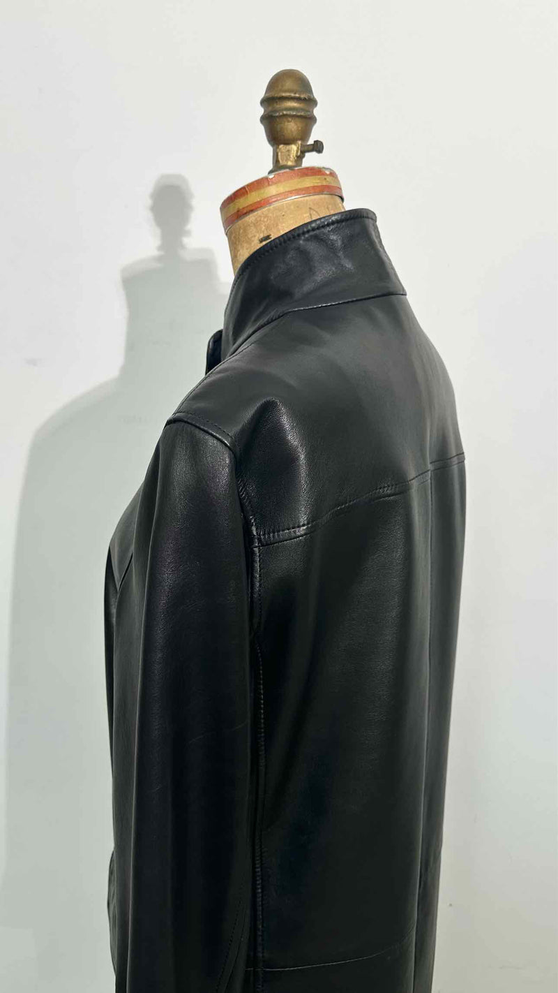 Loro Piana Short Leather Coat