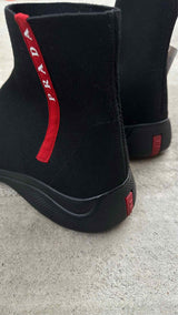 Prada Sport Logo Trainer Boots