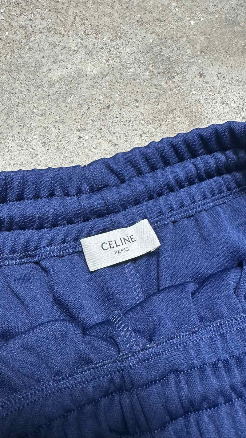 CELINE Logo-embroidered Side-lined Track Pants