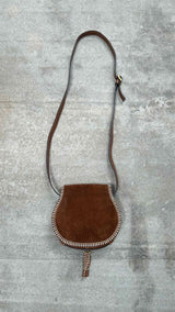 Chloé Suede Small Marcie Saddle Bag