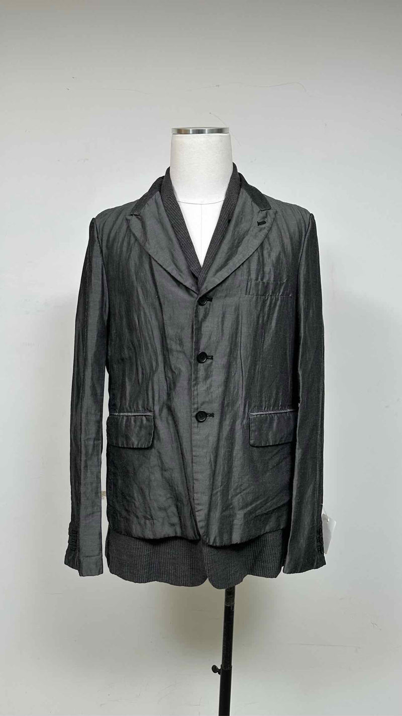 Black Comme Des Garçons Layered Jacket