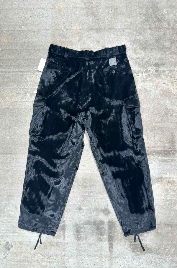 Supreme x Yohji Yamamoto Faux-fur Wide Cargo Pants