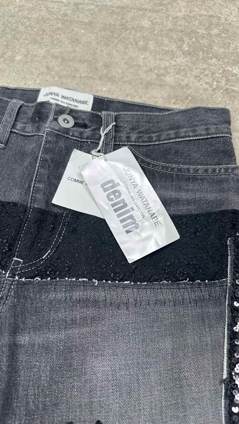 Junya Watanabe Sequin Detail Jeans