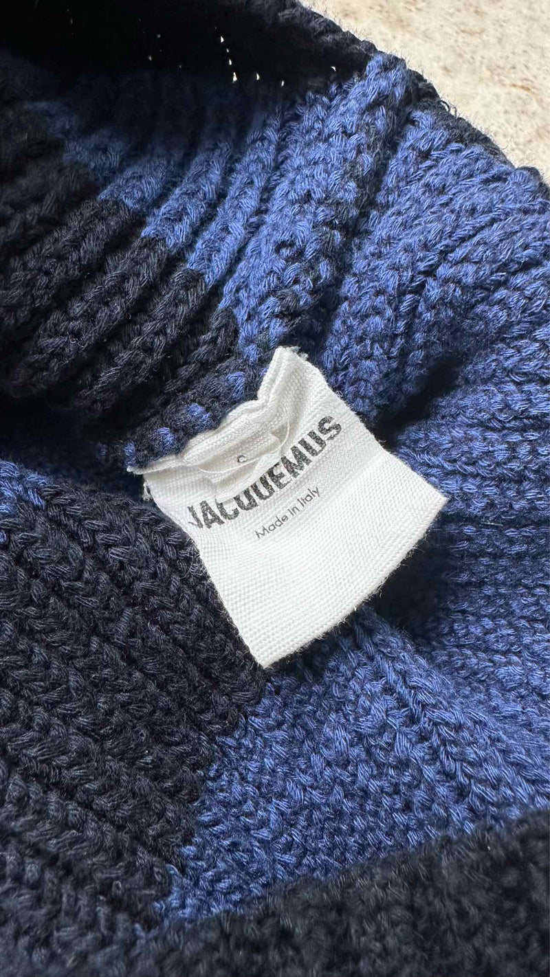 Jacquemus High-neck Rib Border Sweater