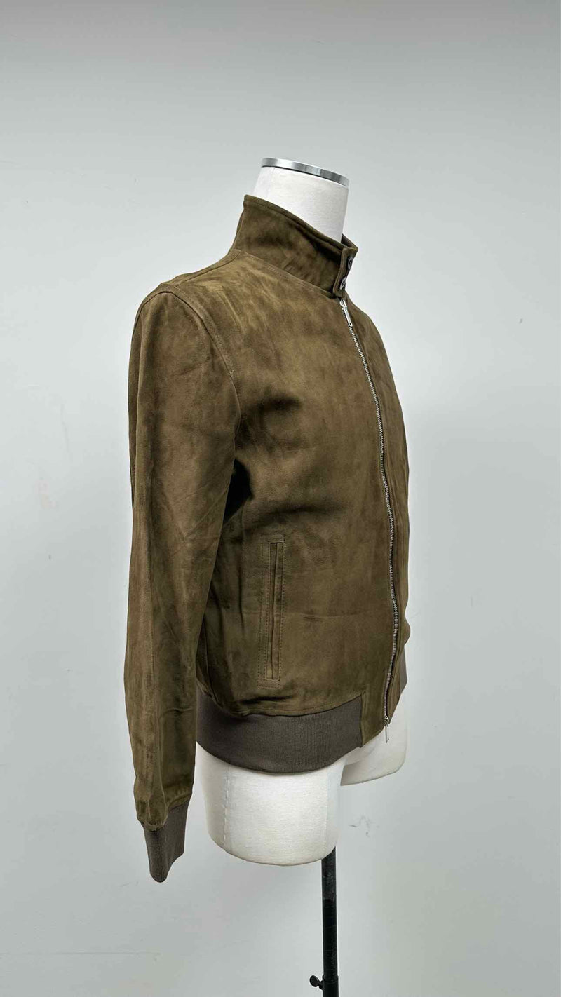 Boglioli Suede Bomber Jacket