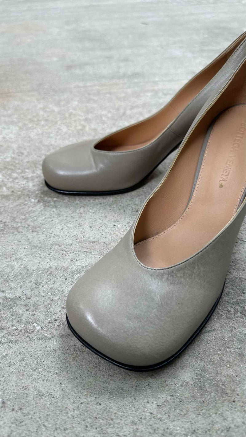 Bottega Veneta Square-Toe Pumps