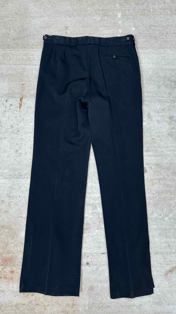 Alexander McQueen Side-velvet Tuxedo Pants