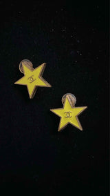 Chanel Star Clip Earrings