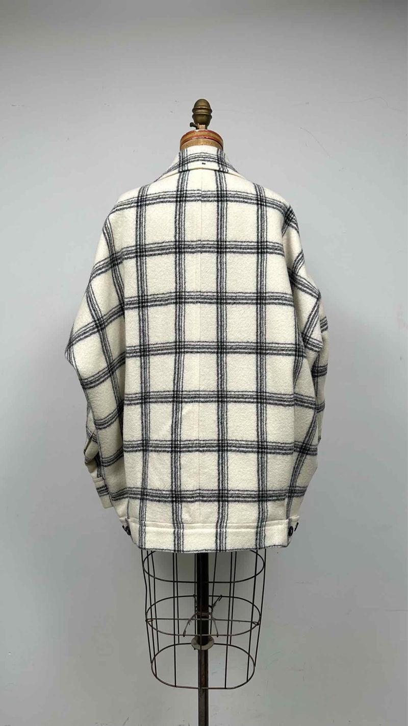 Sportmax Check Oversized Short Coat