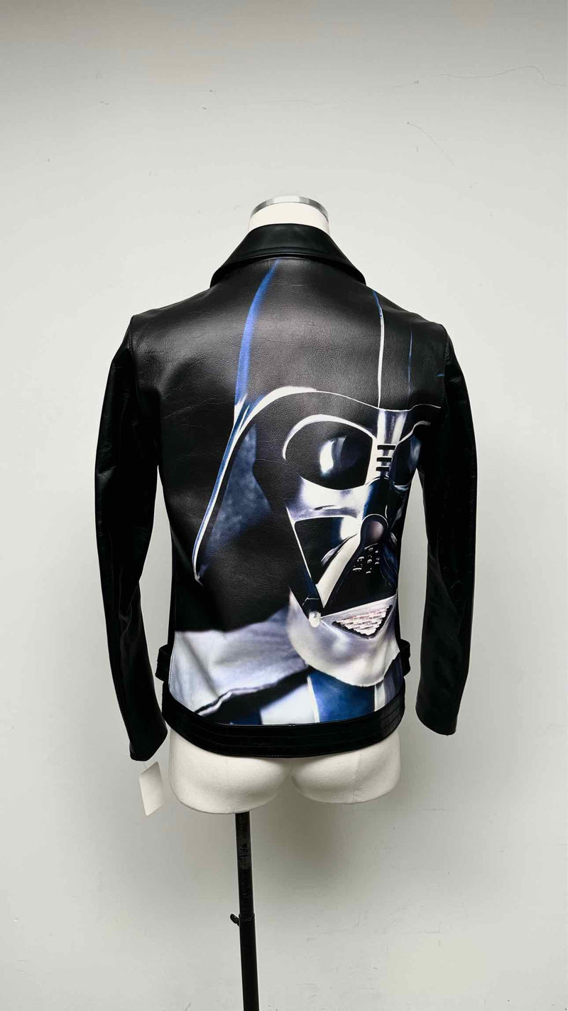 Undercover x Star Wars Sith Back-printed Leather Jacket