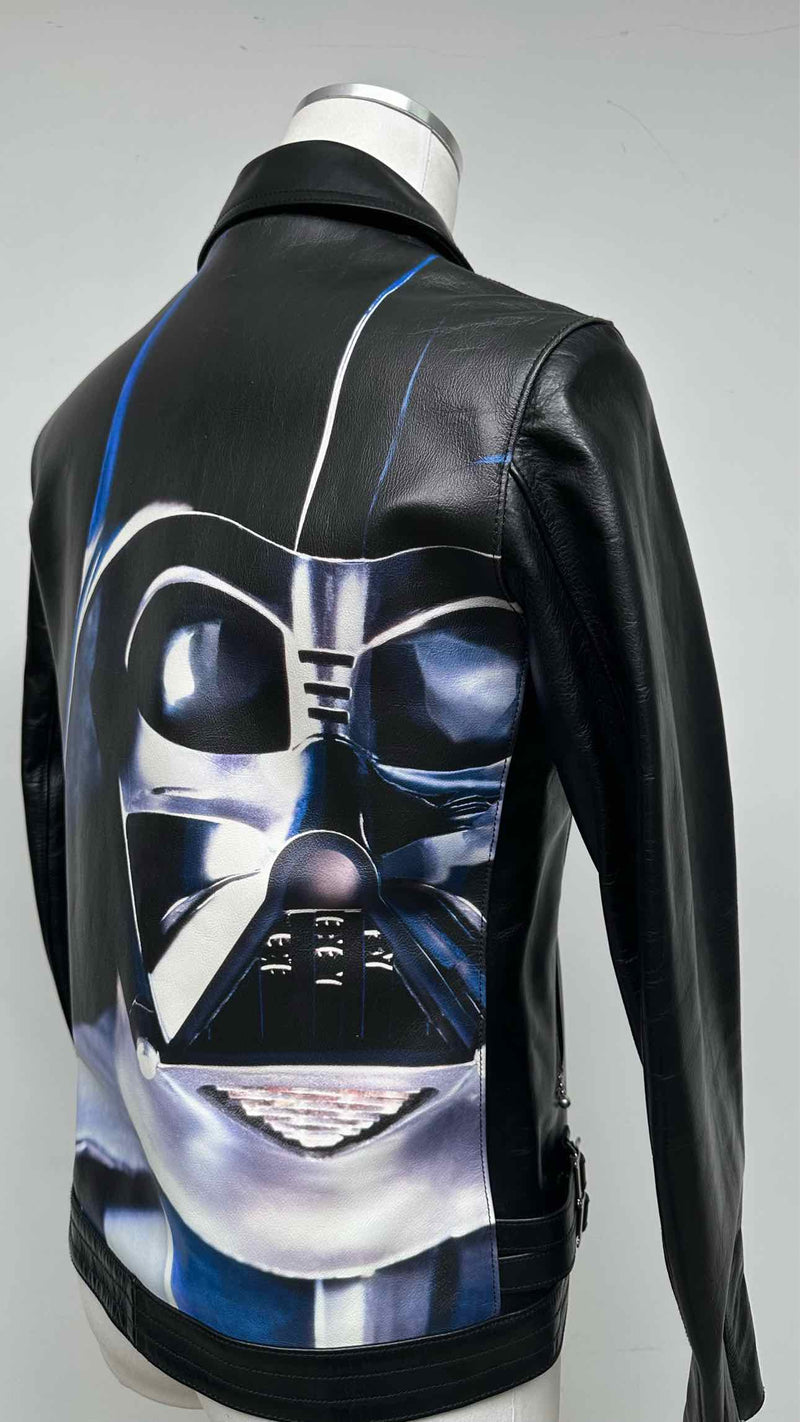 Undercover x Star Wars Sith Back-printed Leather Jacket