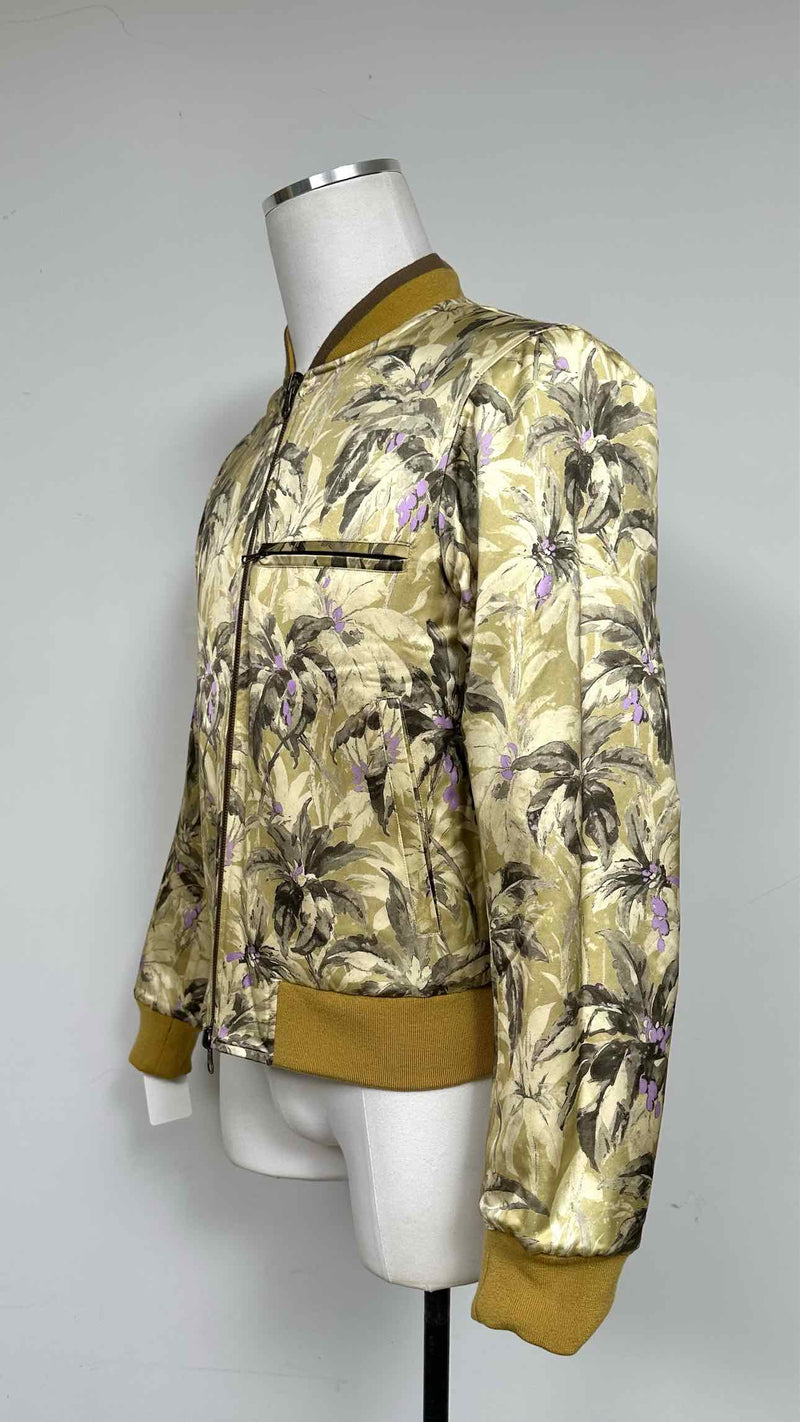 Dries Van Noten Floral Embroidered Reversible Bomber Jacket