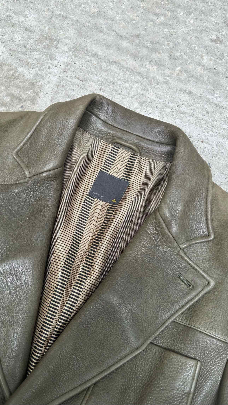 Fendi Leather Tailor Jacket