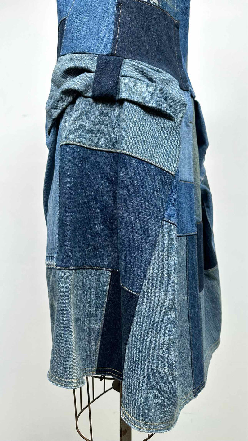 Junya Watanabe Denim N/S Patched Denim Dress