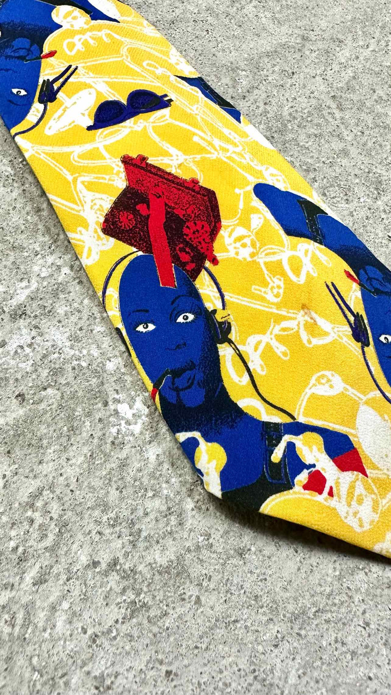 Jean Paul Gaultier Printed Tie